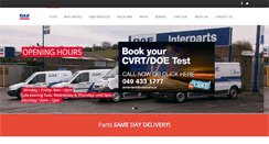 Desktop Screenshot of interparts.ie